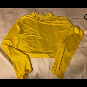 Long sleeve crop top